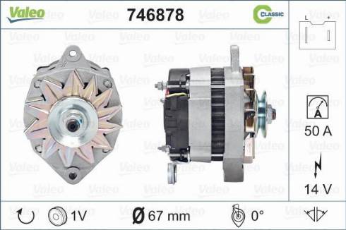 Valeo 746878 - Alternatore www.autoricambit.com