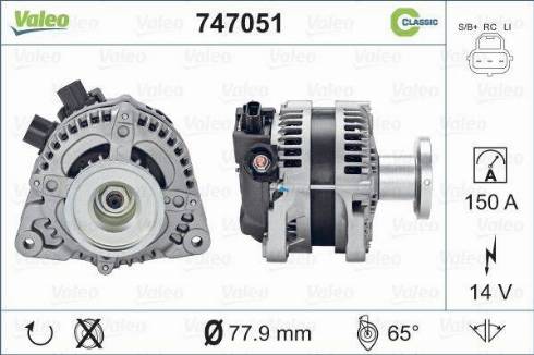 Valeo 747051 - Alternatore www.autoricambit.com