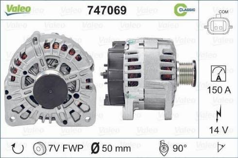 Valeo 747069 - Alternatore www.autoricambit.com