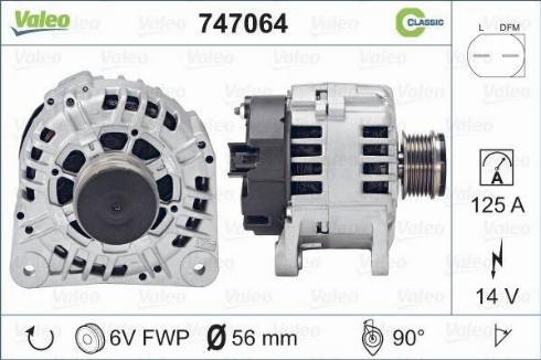 Valeo 747064 - Alternatore www.autoricambit.com