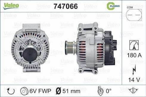 Valeo 747066 - Alternatore www.autoricambit.com