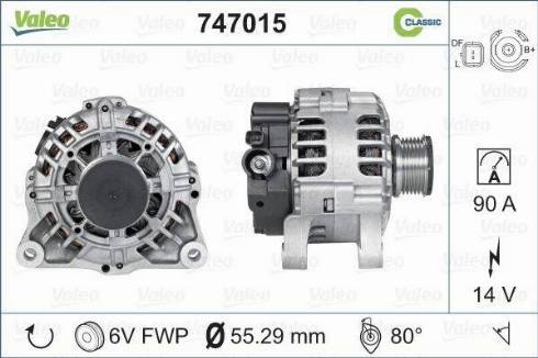 Valeo 747015 - Alternatore www.autoricambit.com