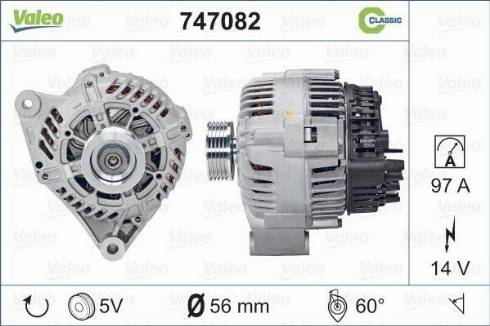 Valeo 747082 - Alternatore www.autoricambit.com