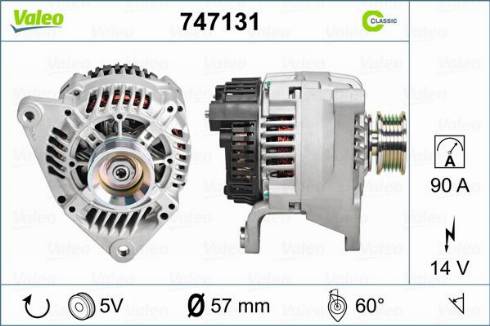 Valeo 747131 - Alternatore www.autoricambit.com