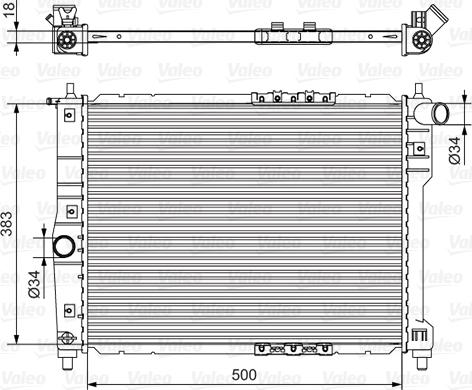 Valeo 701544 - Radiatore, Raffreddamento motore www.autoricambit.com