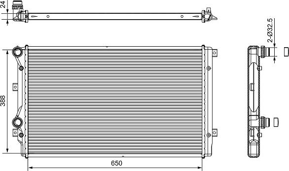 Valeo 701540 - Radiatore, Raffreddamento motore www.autoricambit.com