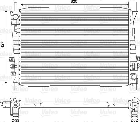 Valeo 701559 - Radiatore, Raffreddamento motore www.autoricambit.com