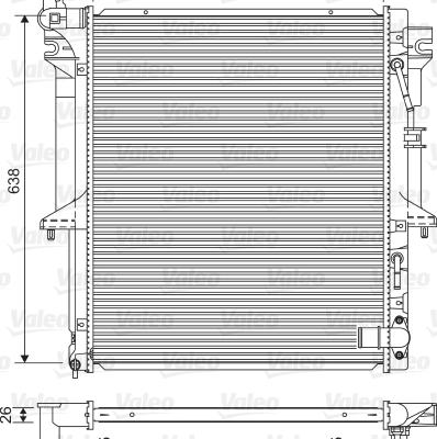 Valeo 701585 - Radiatore, Raffreddamento motore www.autoricambit.com