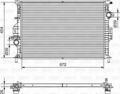 Ava Quality Cooling FD 2425 - Radiatore, Raffreddamento motore www.autoricambit.com