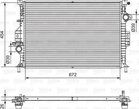 Valeo 701536 - Radiatore, Raffreddamento motore www.autoricambit.com