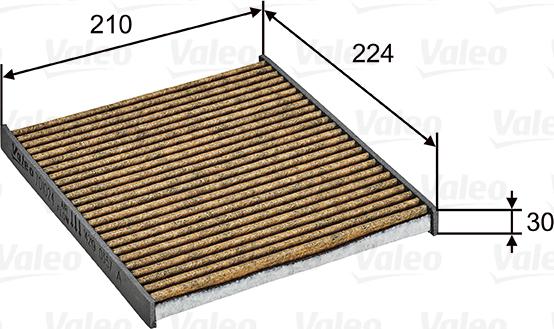 Valeo 701024 - Filtro, Aria abitacolo www.autoricambit.com