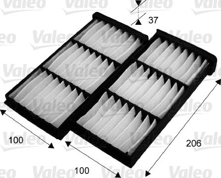 Valeo 715545 - Filtro, Aria abitacolo www.autoricambit.com