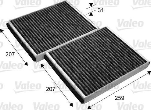 Valeo 715690 - Filtro, Aria abitacolo www.autoricambit.com