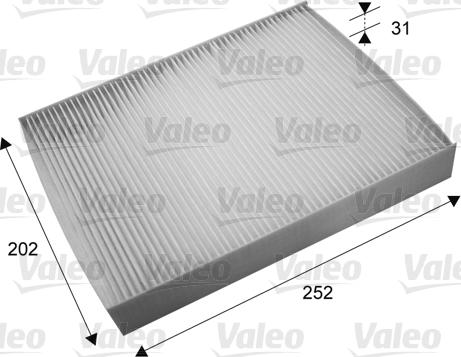 Valeo 715697 - Filtro, Aria abitacolo www.autoricambit.com