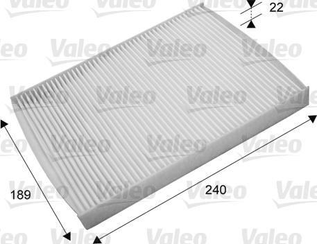 Valeo 715660 - Filtro, Aria abitacolo www.autoricambit.com