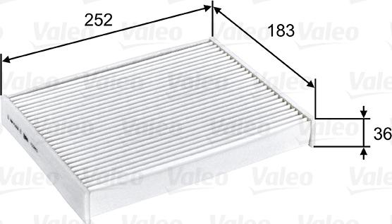 Valeo 715803 - Filtro, Aria abitacolo www.autoricambit.com