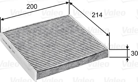 Valeo 715747 - Filtro, Aria abitacolo www.autoricambit.com