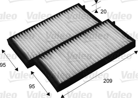 Valeo 715700 - Filtro, Aria abitacolo www.autoricambit.com