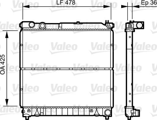 Valeo 734919 - Radiatore, Raffreddamento motore www.autoricambit.com