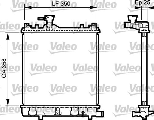 Valeo 734917 - Radiatore, Raffreddamento motore www.autoricambit.com