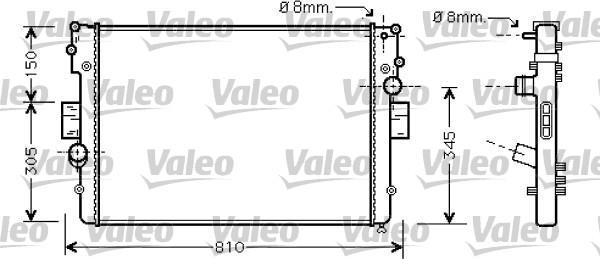 Valeo 734449 - Radiatore, Raffreddamento motore www.autoricambit.com