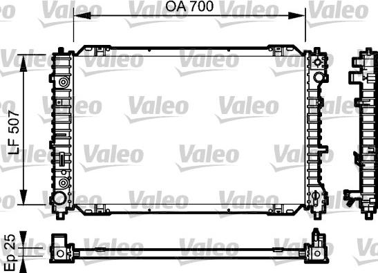 Valeo 734468 - Radiatore, Raffreddamento motore www.autoricambit.com