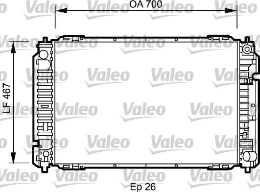 Valeo 734467 - Radiatore, Raffreddamento motore www.autoricambit.com