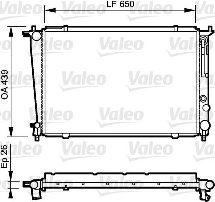 Valeo 734408 - Radiatore, Raffreddamento motore www.autoricambit.com