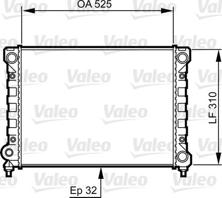 Valeo 734415 - Radiatore, Raffreddamento motore www.autoricambit.com