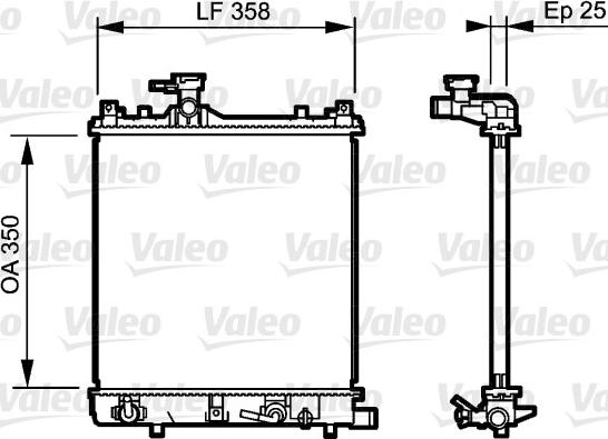 Valeo 734486 - Radiatore, Raffreddamento motore www.autoricambit.com