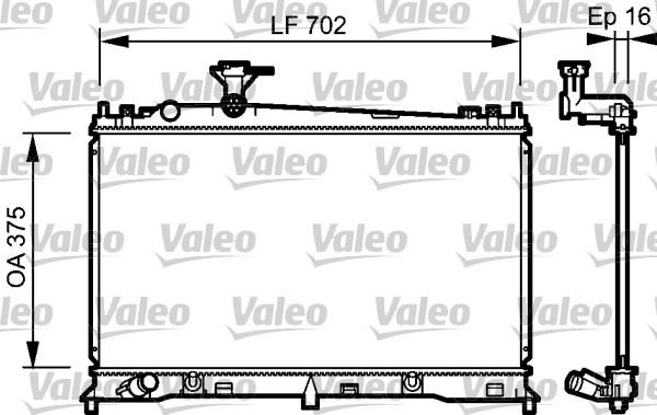 Valeo 734483 - Radiatore, Raffreddamento motore www.autoricambit.com