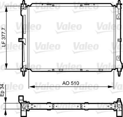 Valeo 734437 - Radiatore, Raffreddamento motore www.autoricambit.com