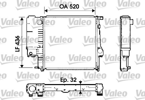 Valeo 734553 - Radiatore, Raffreddamento motore www.autoricambit.com