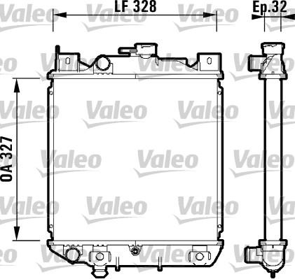 Valeo 734159 - Radiatore, Raffreddamento motore www.autoricambit.com