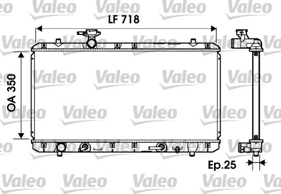 Valeo 734165 - Radiatore, Raffreddamento motore www.autoricambit.com