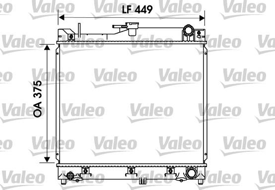 Valeo 734170 - Radiatore, Raffreddamento motore www.autoricambit.com