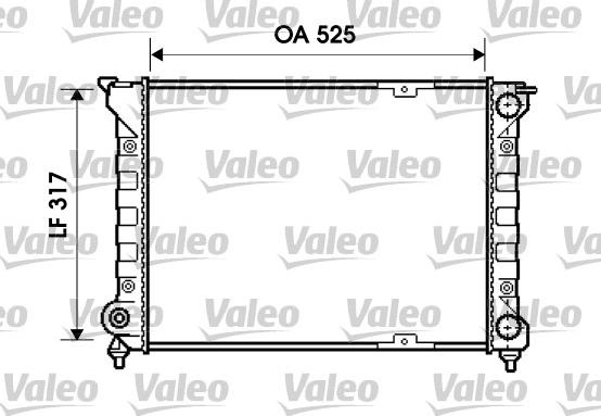 Valeo 734853 - Radiatore, Raffreddamento motore www.autoricambit.com