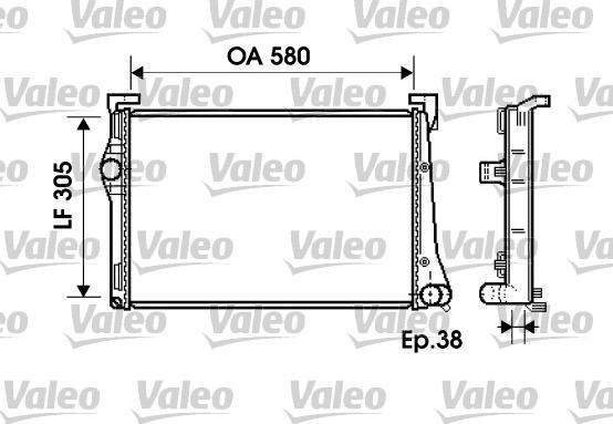 Valeo 734361 - Radiatore, Raffreddamento motore www.autoricambit.com