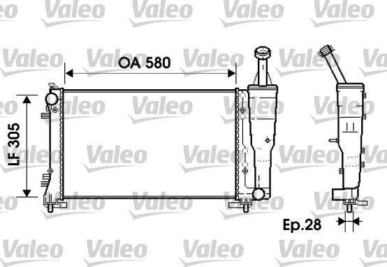 Valeo 734362 - Radiatore, Raffreddamento motore www.autoricambit.com