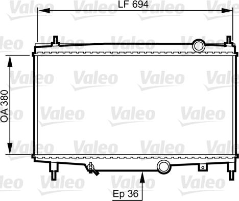 Valeo 734336 - Radiatore, Raffreddamento motore www.autoricambit.com