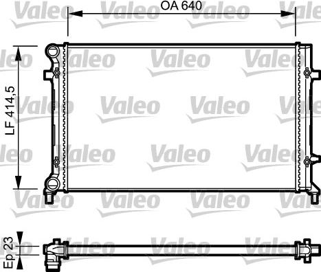 Valeo 734332 - Radiatore, Raffreddamento motore www.autoricambit.com