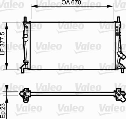 Valeo 734320 - Radiatore, Raffreddamento motore www.autoricambit.com