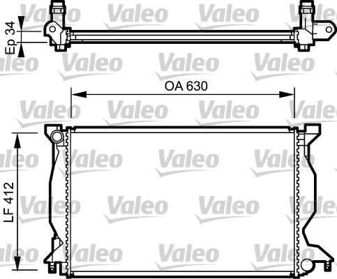 Valeo 734268 - Radiatore, Raffreddamento motore www.autoricambit.com