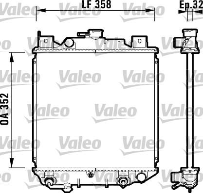 Valeo 734203 - Radiatore, Raffreddamento motore www.autoricambit.com