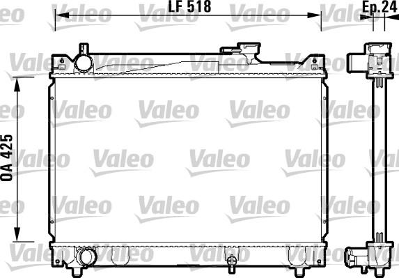 Valeo 734213 - Radiatore, Raffreddamento motore www.autoricambit.com