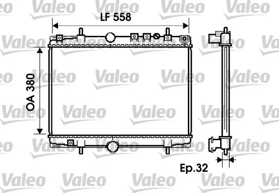 Valeo 734281 - Radiatore, Raffreddamento motore www.autoricambit.com