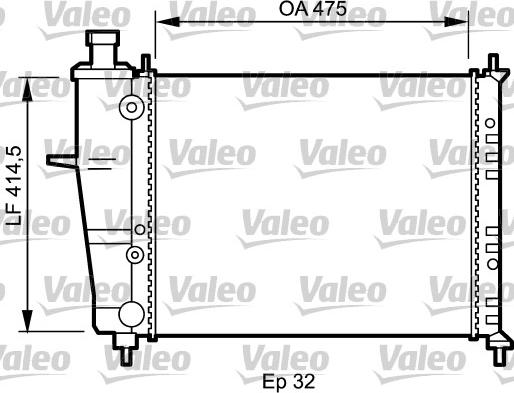 Valeo 734239 - Radiatore, Raffreddamento motore www.autoricambit.com