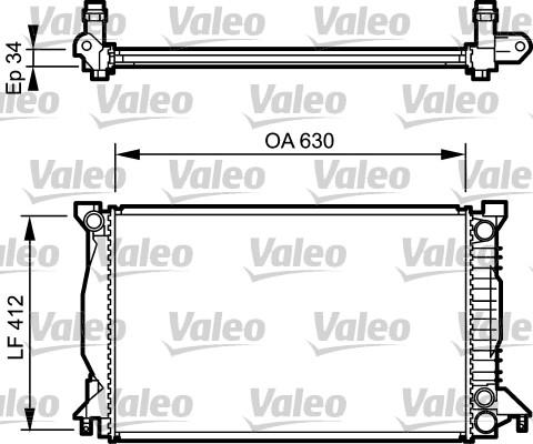 Valeo 734270 - Radiatore, Raffreddamento motore www.autoricambit.com