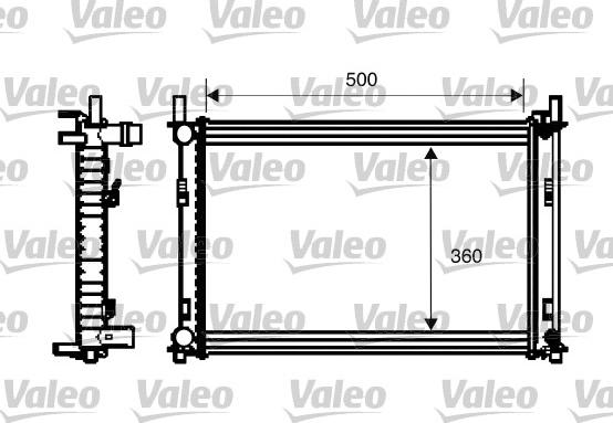 Valeo 734272 - Radiatore, Raffreddamento motore www.autoricambit.com