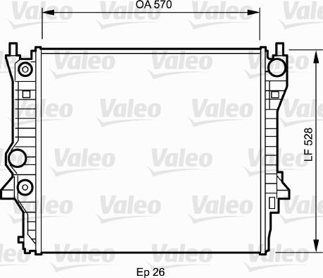 Valeo 734704 - Radiatore, Raffreddamento motore www.autoricambit.com